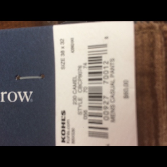 Croft & Barrow comfort waist corduroy NWT - Picture 2 of 4